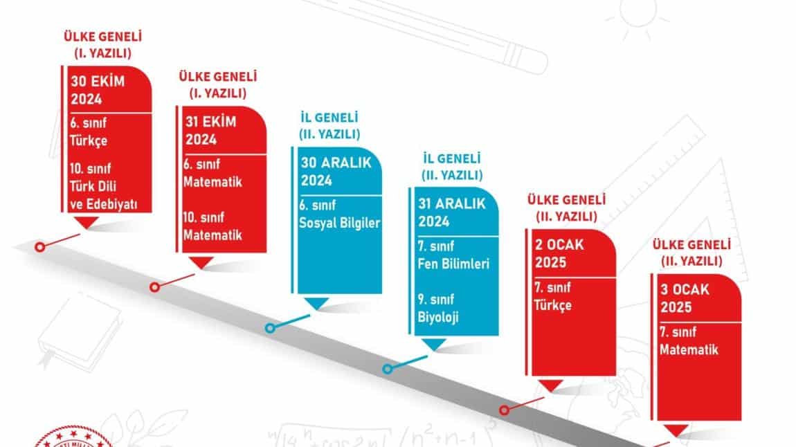 Ortak Sınav Takvimi